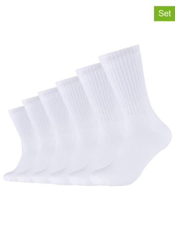 s.Oliver 6er-Set: Socken in Weiß