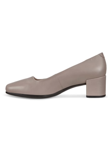 Ecco Leren pumps beige