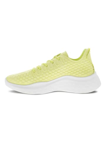 Ecco Leder-Sneakers in Gelb