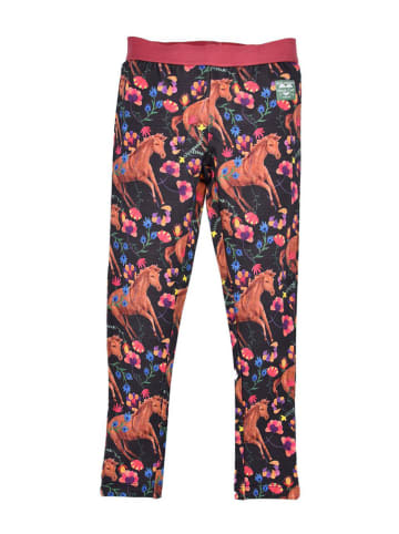 Bondi Legging "Horsesallover" zwart