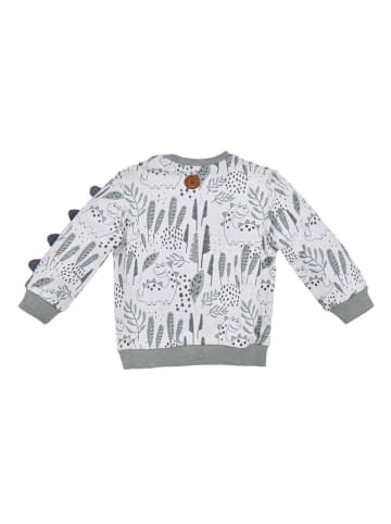 Bondi Sweatshirt "Be wild and smart" in Weiß