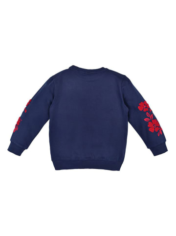 Bondi Sweatshirt "Blumenranke" in Dunkelblau