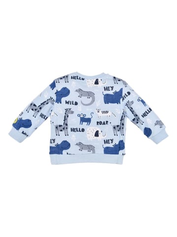 Bondi Sweatshirt "Hippoallover" in Hellblau