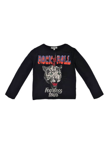 Bondi Koszulka "Rock + Roll" w kolorze czarnym