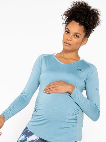 Dare 2b Functioneel zwangerschapsshirt "Discern Mat" lichtblauw