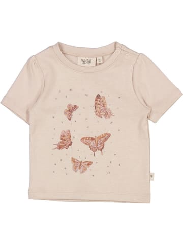 Wheat Shirt "Butterflies" in Hellrosa