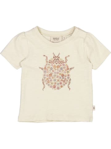 Wheat Shirt "Ladybug Flower" crème