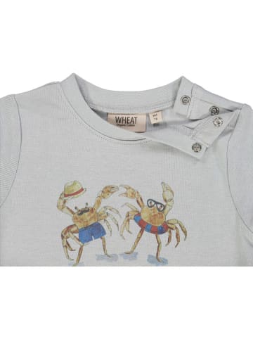 Wheat Koszulka "Beach Crabs" w kolorze szarym