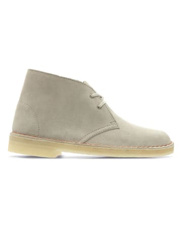 Clarks Skórzane trzewiki w kolorze szarym