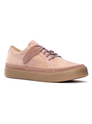 Clarks Leren sneakers "Barleigh Lace" beige
