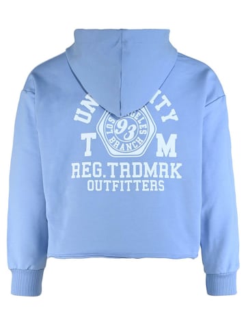 Blue Effect Hoodie in Hellblau