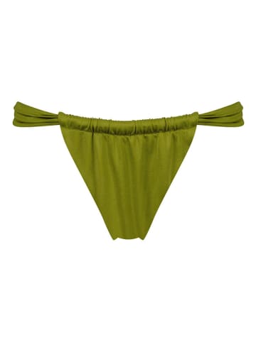 Hunkemöller Bikini-Hose "Palm" in Oliv
