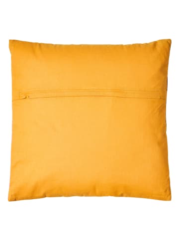 Novita Poszewka w kolorze żółto-jasnoróżowo-czerownym na poduszkę - 45 x 45 cm