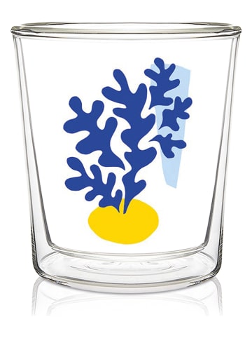 ppd Teeglas "Maritime Plante" in Transparent/ Blau - 300 ml