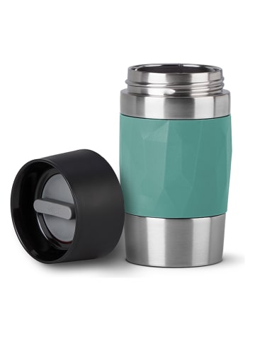Emsa Kubek termiczny "Travel Mug Compact" w kolorze zielonym - 300 ml