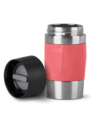 Emsa Isolierbecher "Travel Mug Compact" in Rot - 300 ml