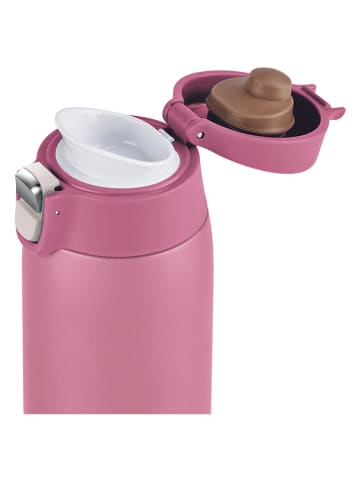 Emsa Bidon termiczny "Travel Mug Light" w kolorze różowym - 400 ml