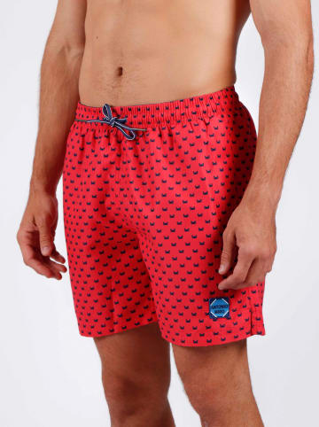 admas Badeshorts in Rot