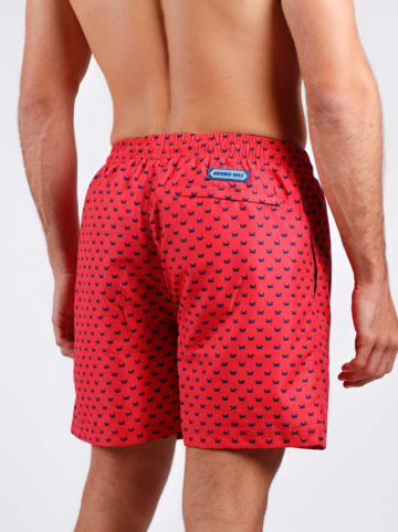 admas Badeshorts in Rot