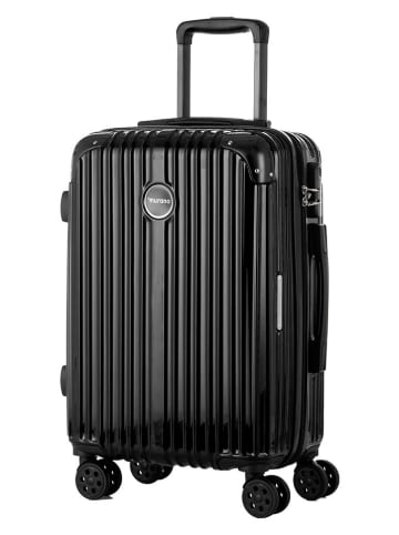 Travel World 2tlg. Hardcase-Trolleyset "JFK" in Schwarz