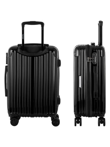 Travel World 2tlg. Hardcase-Trolleyset "JFK" in Schwarz
