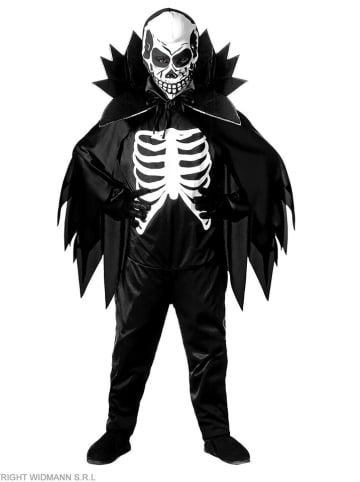 Widmann 3-częściowy kostium "Skeleton" w kolorze czarnym