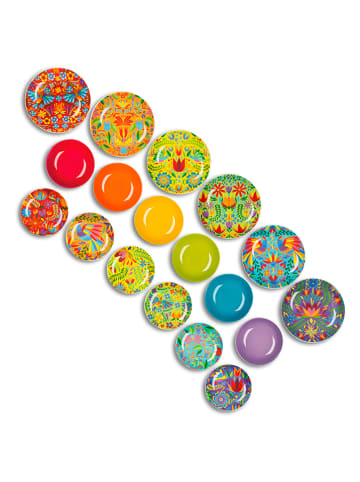 Trendy Kitchen by EXCÉLSA 18-delig tafelservies "Mexican Flowers" meerkleurig