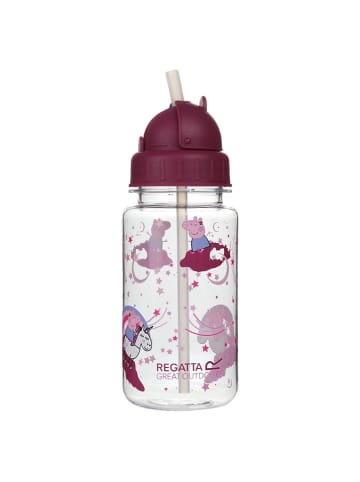 Regatta Drinkfles "Peppa Pig" paars/transparant - 350 ml