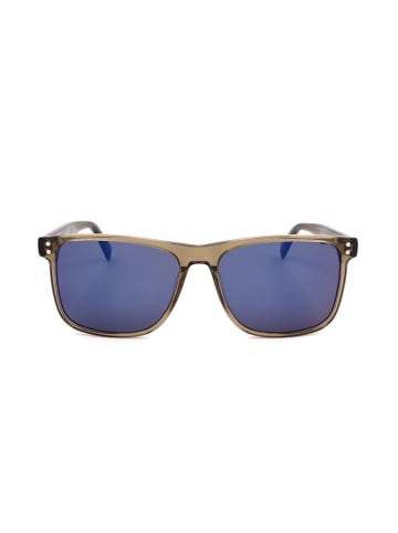 Levi's Męskie okulary przeciwsłoneczne w kolorze beżowym