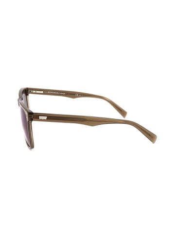 Levi's Męskie okulary przeciwsłoneczne w kolorze beżowym