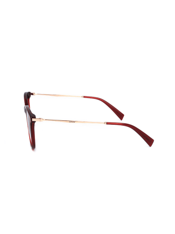 Levi's Damskie okulary przeciwsłoneczne w kolorze czerwonym