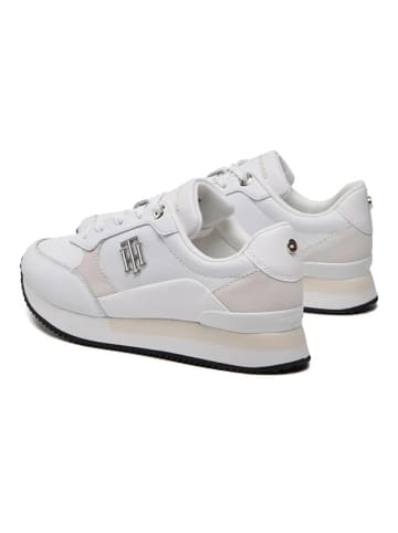 Tommy Hilfiger Leren sneakers wit