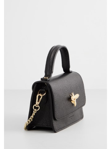 Christian Laurier Skórzana torebka w kolorze czarnym - 19 x 11 x 7,5 cm