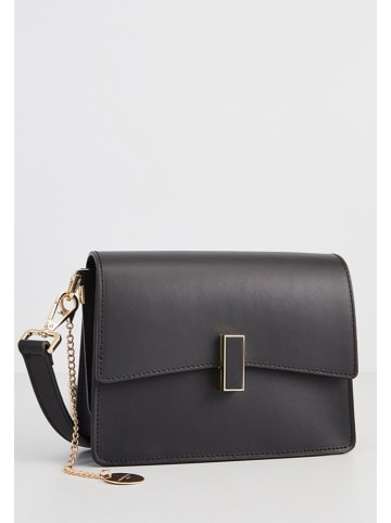 Christian Laurier Leren schoudertas "Emma" zwart - (B)28 x (H)19 x (D)9,5 cm