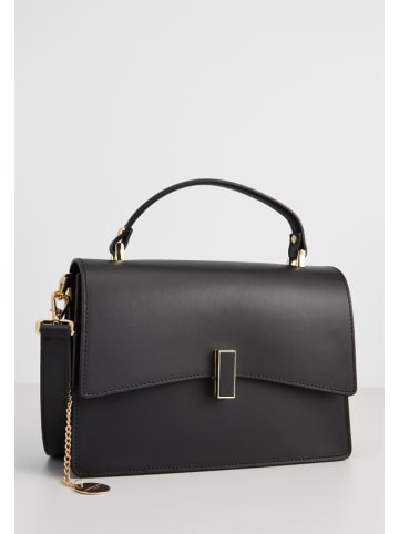 Christian Laurier Leren handtas "Emma" zwart - (B)28 x (H)19 x (D)9,5 cm