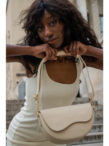 Christian Laurier Leder-Schultertasche "Loewe" in Sand - (B)24 x (H)15 x (T)9 cm