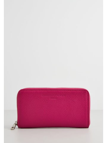 Christian Laurier Leren portemonnee "Mony" fuchsia - (B)19,5 x (H)10,5 x (D)3 cm