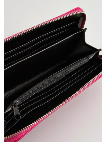 Christian Laurier Leder-Geldbörse "Mony" in Fuchsia - (B)19,5 x (H)10,5 x (T)3 cm