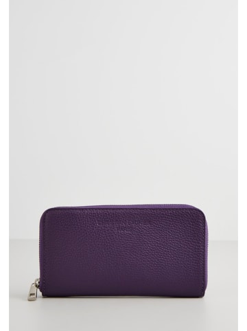 Christian Laurier Leder-Geldbörse "Mony" in Pflaume - (B)19,5 x (H)10,5 x (T)3 cm