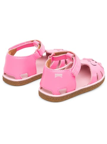 Camper Leren enkelsandalen "TWS" roze