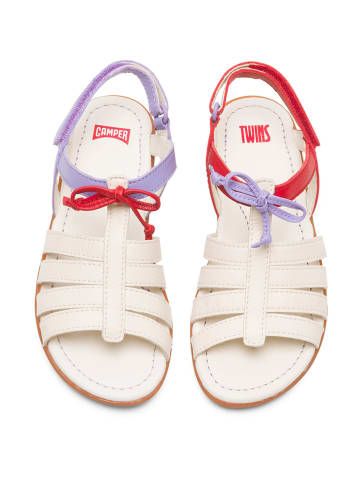 Camper Leder-Sandalen "TWS" in Creme