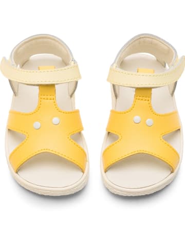 Camper Leder-Sandalen "TWS" in Gelb