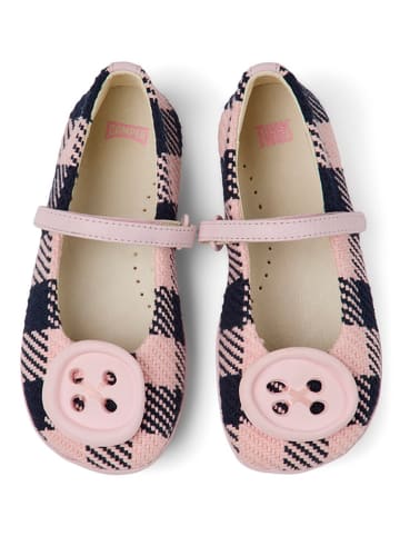Camper Spangenballerinas "TWS" in Rosa/ Schwarz
