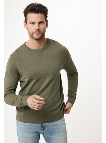 Mexx Sweter "Brian" w kolorze oliwkowym