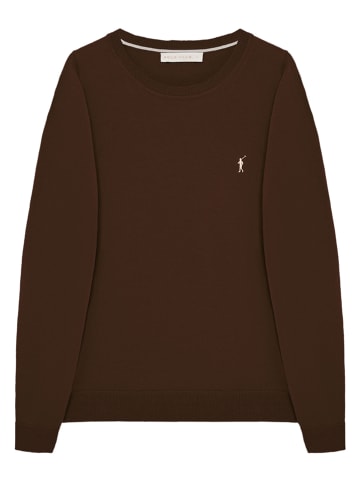 Polo Club Sweter w kolorze brązowym