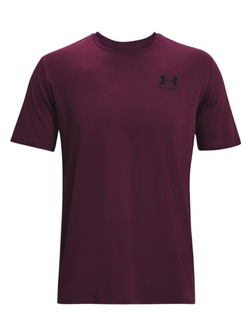 Under Armour Shirt "Sportstyle" pruimkleurig