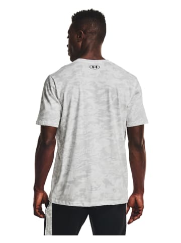 Under Armour Trainingsshirt "Camo" in Weiß/ Grau