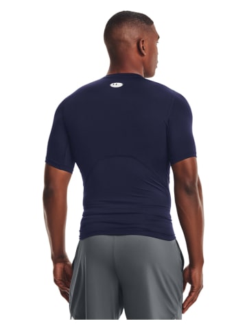 Under Armour Koszulka sportowa "Armour Comp" w kolorze granatowym