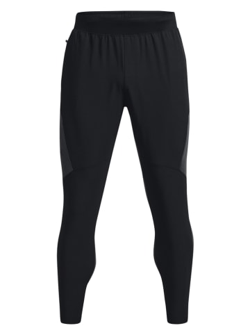 Under Armour Spodnie sportowe "Unstoppable Hybrid" w kolorze czarno-antracytowym