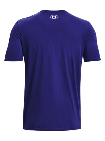 Under Armour Koszulka sportowa "Camo Chest" w kolorze niebieskim